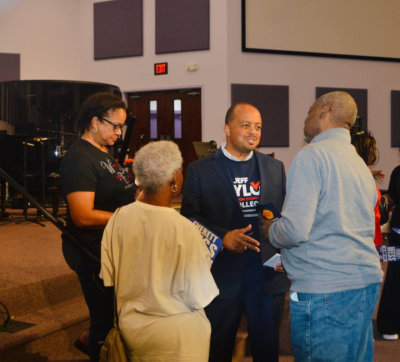 Jeff Taylor on the campaign trail